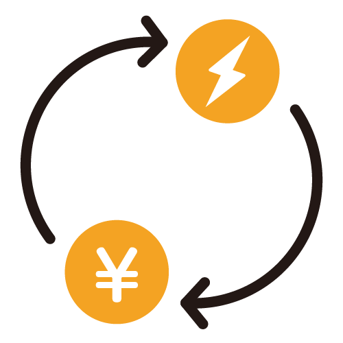 卸電力市場アイコン